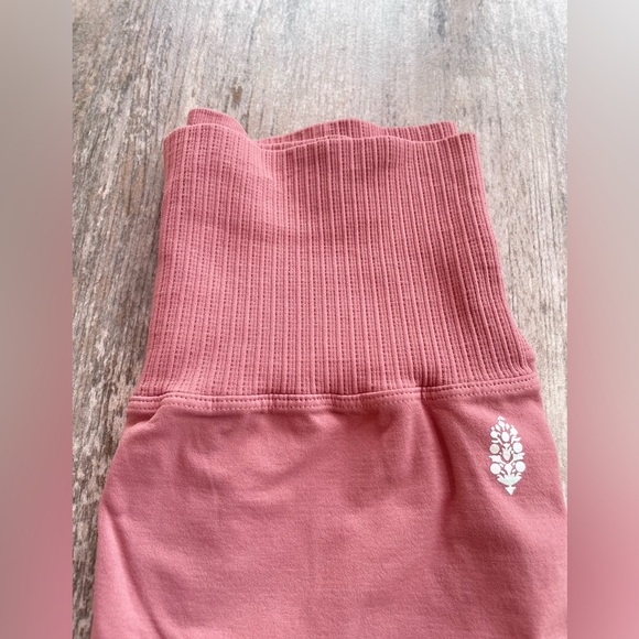 Free People mauve dusty rose karma leggings size medium large M/L NWOT - Picture 11 of 15